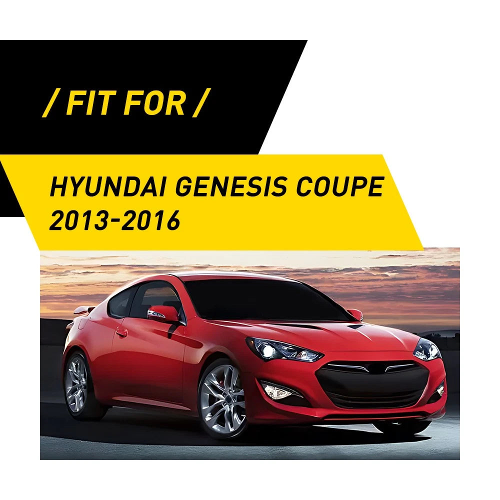 Carbon Fiber Interior Door Handle Cover for Hyundai Genesis Coupe (2013–2016)