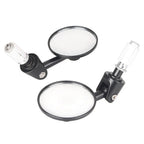 7/8'' Universal Rear View Handlebar Mirrors for Honda Suzuki Kawasaki