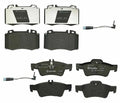 Set of 4 Brembo Low-Met Brake Pads for Mercedes R230 SL500 (2003–2006)