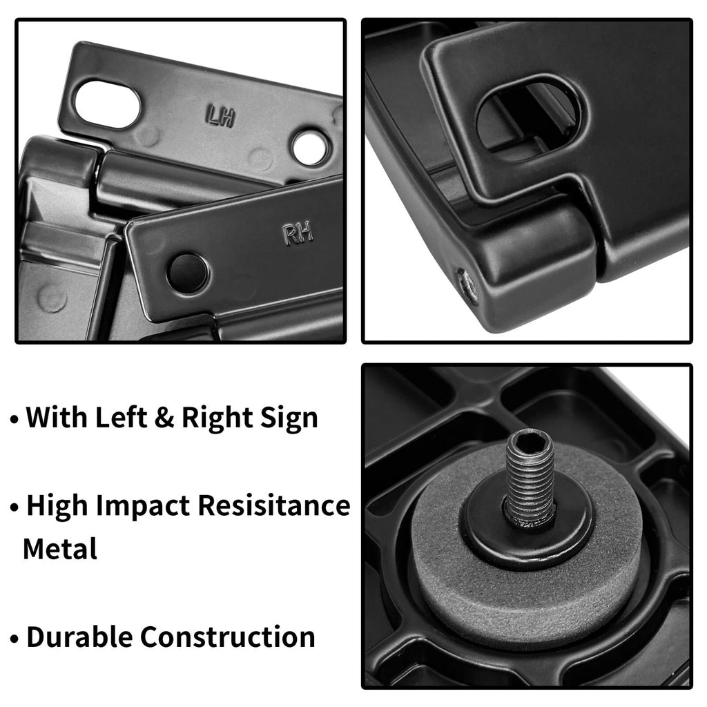 Set of 2 Rear Liftgate Window Glass Hinges for Jeep Wrangler YJ TJ (1987–2006)