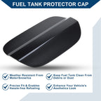 Fuel Tank Door Cap for Volkswagen Jetta A4 Bora (1999–2005) Black Cover