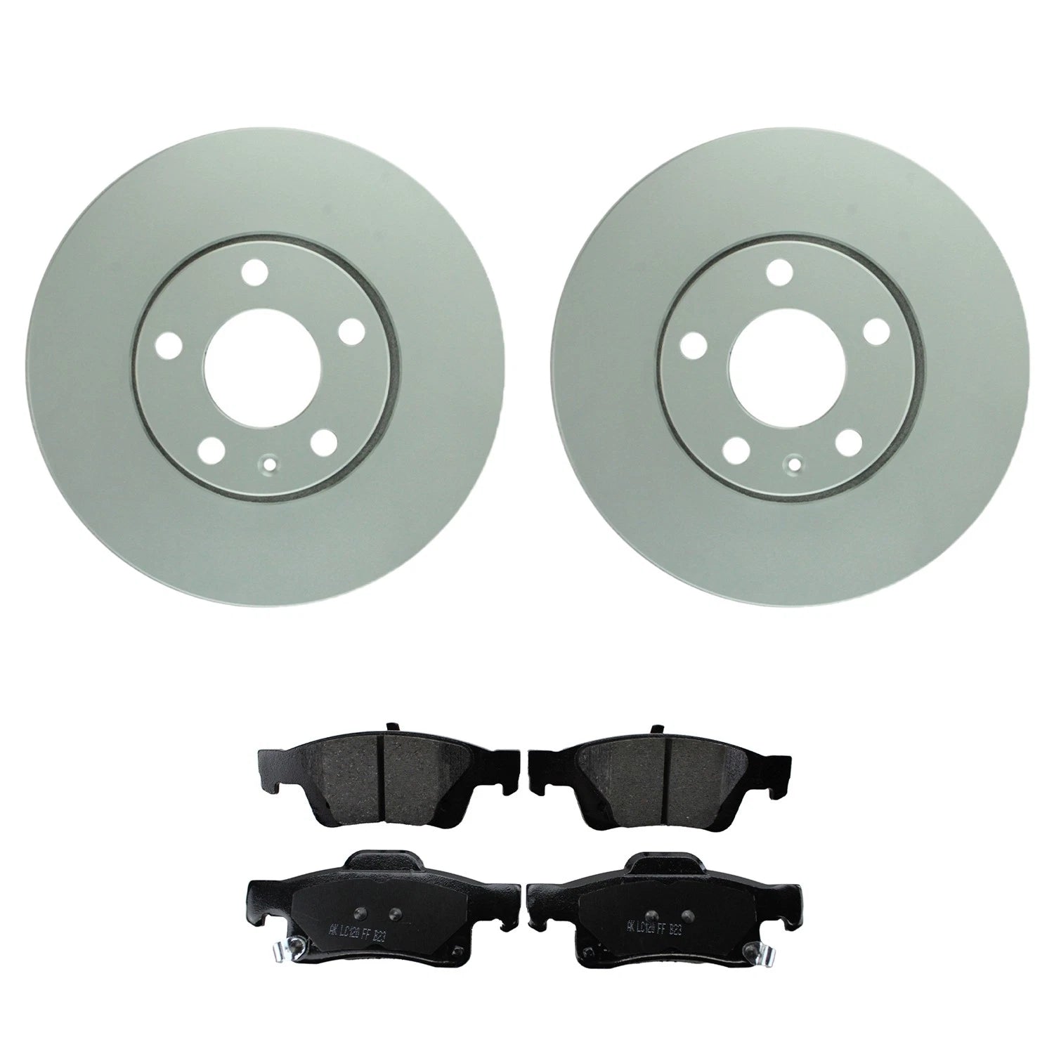 Bosch QuietCast Rear Rotor & Akebono ProACT Ceramic Pads for Durango