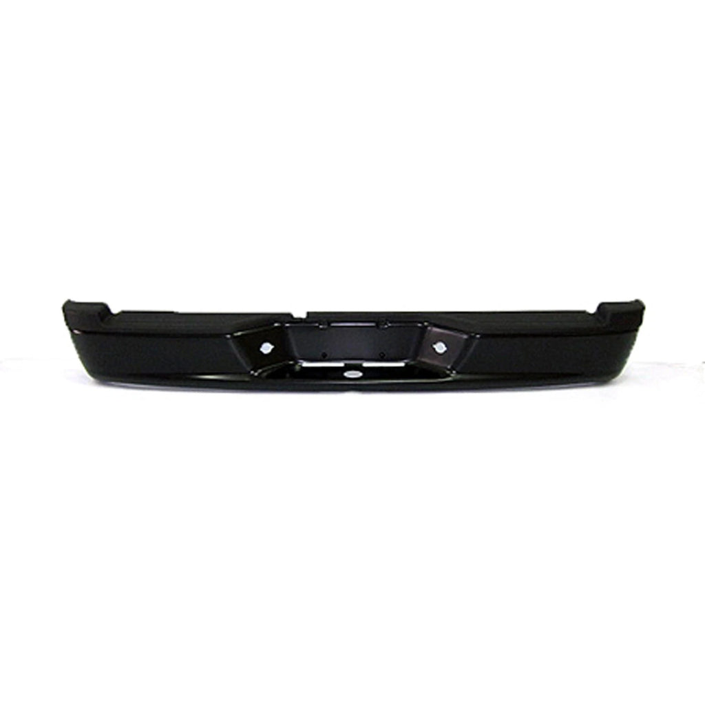 Replacement Primed Rear Step Bumper Assembly w/o License Lamps