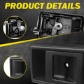 Inside Door Handles for Toyota Tacoma (1989–2000) Front Pair Black