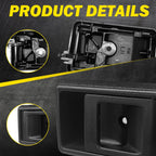 Inside Door Handles for Toyota Tacoma (1989–2000) Front Pair Black