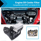 Oil Filter Cooler Housing Assembly for BMW 1 3 5 X1 X3 Z4 (2004–2018)