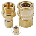 Spout Kit Quick Connect Replacement 3/8 M22 for High Pressure Washer