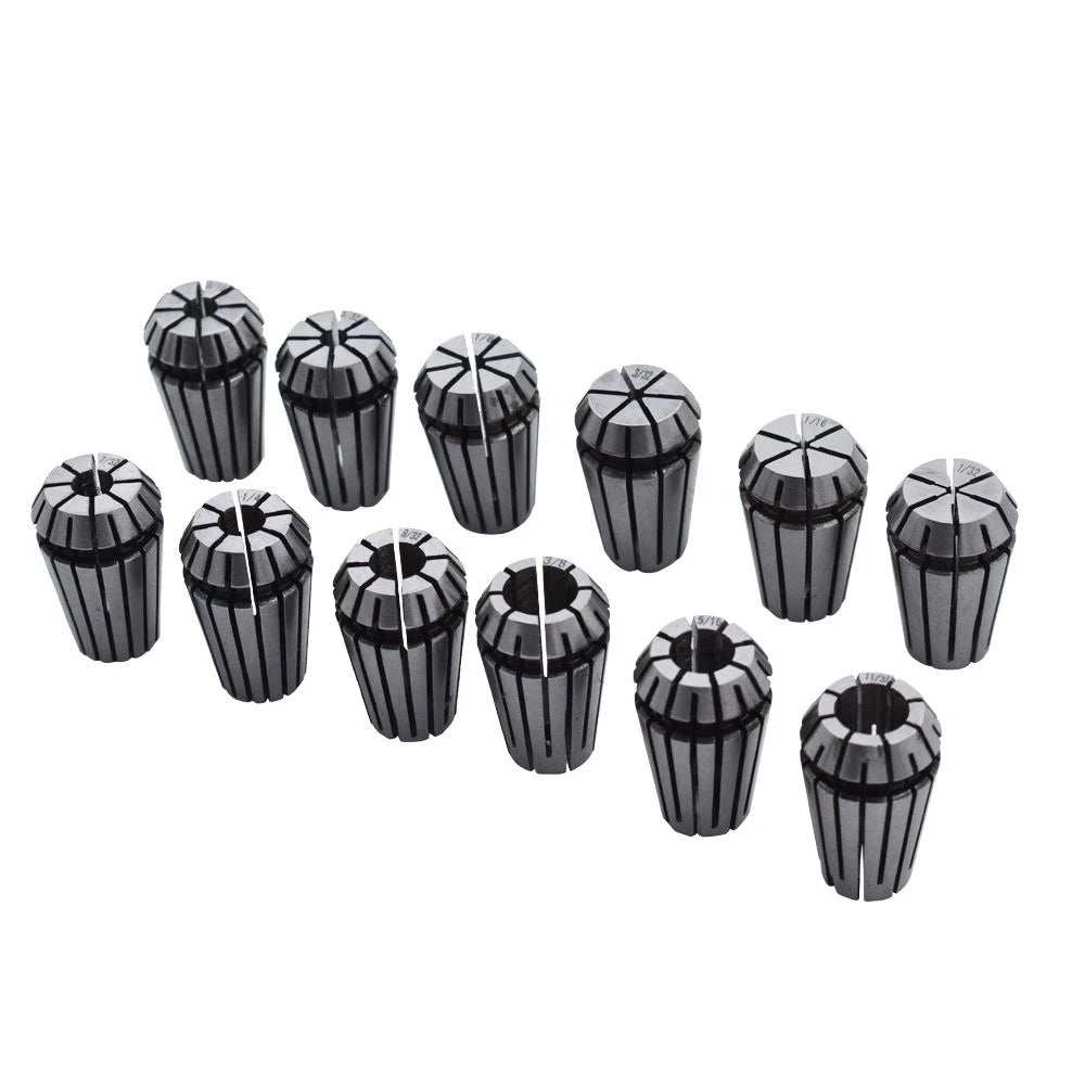 Set of 12 Spring Collets for CNC Milling Lathe Tool Engraving