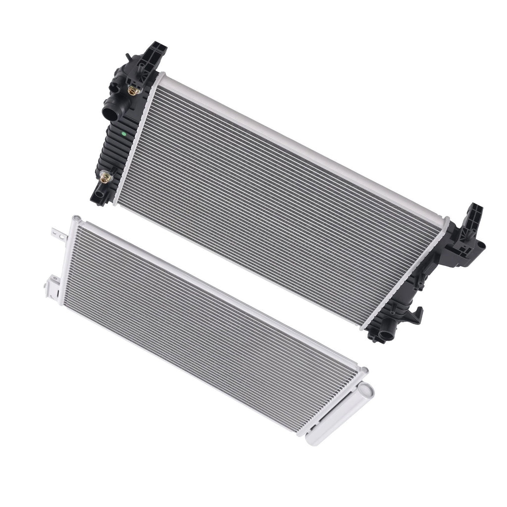 Aluminum Radiator & AC Condenser for Chevrolet Sonic 1.4L (2012–2020) RAD13248