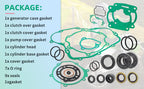 Complete Engine Gasket Seal Rebuild Kit for Kawasaki KX80 KX85 KX100 (1998–2005)