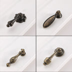 Set of 10 Drawer Door Pull Handles for Furniture Cabinet (Retro Style)