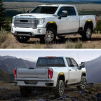 4X LED Front Rear Side Marker Amber Lights for GMC Sierra 2500 3500HD (2020–2023)
