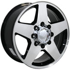 Black Wheel 20x8.5 w/Machined Face for 1999-2010 GMC Sierra HD - OWH2005
