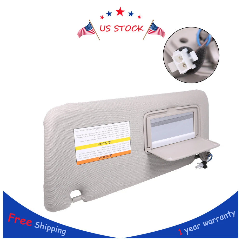 Left Driver Sun Visor for Infiniti QX56 QX80 (2011–2016)
