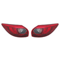 Set of 2 TYC Tail Light Lamp Assembly for Mazda CX-5 (2013–2016)
