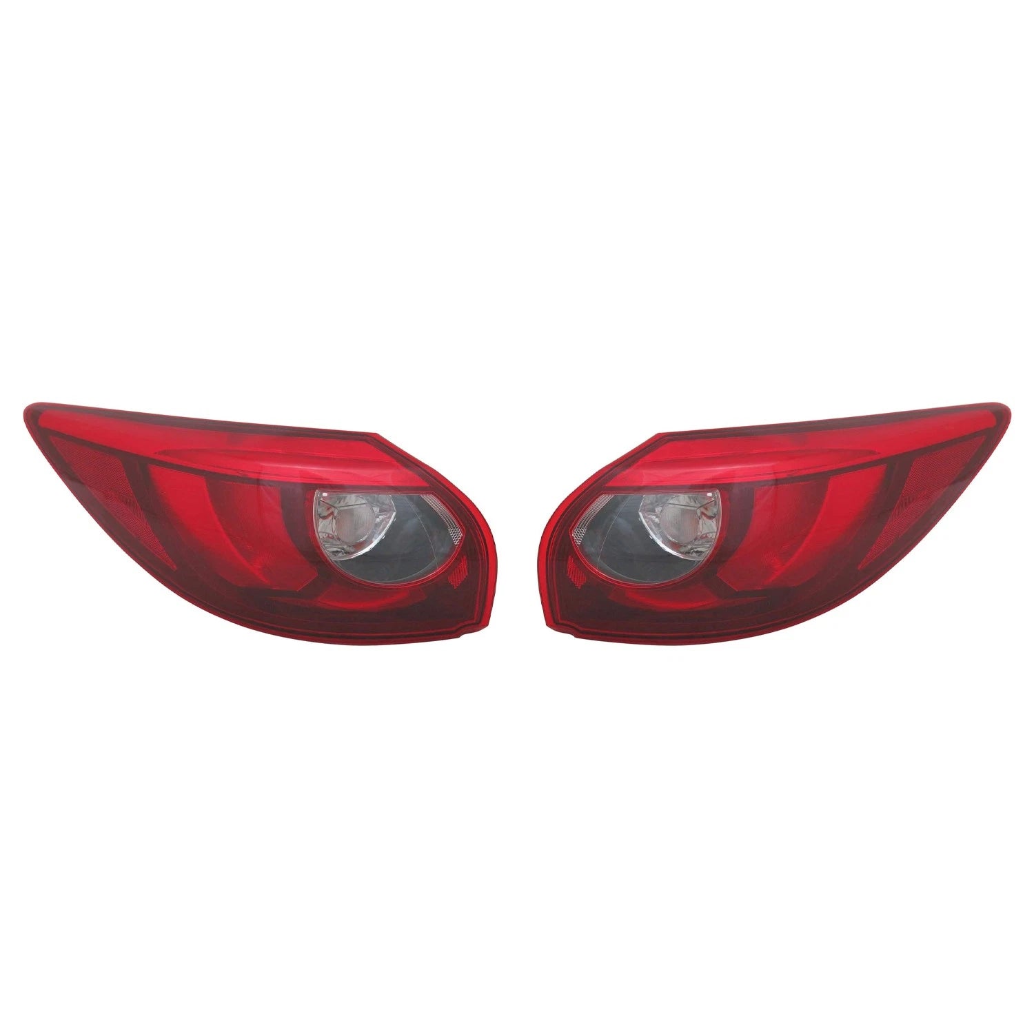 Set of 2 TYC Tail Light Lamp Assembly for Mazda CX-5 (2013–2016)