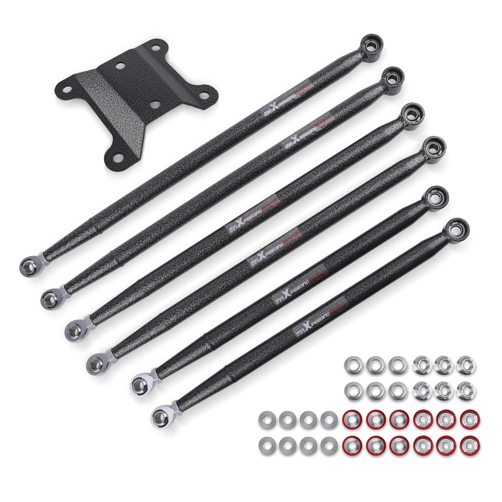 Pack 6 Radius Rod Kit Boxed Rear Arms for Can-Am Maverick X3 72" Suspension