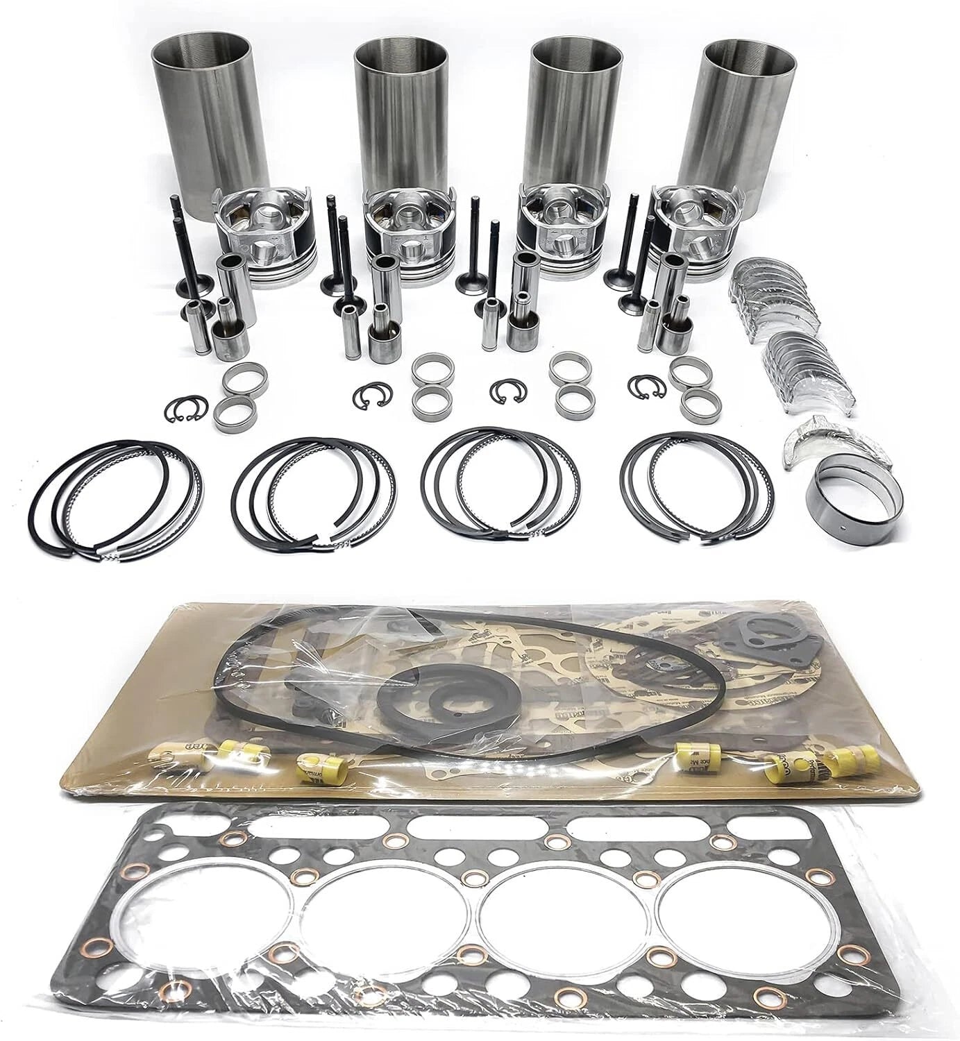 Overhaul Rebuild Kit for Komatsu PC60-1 Excavator (4D94-2, 4D94-2D)