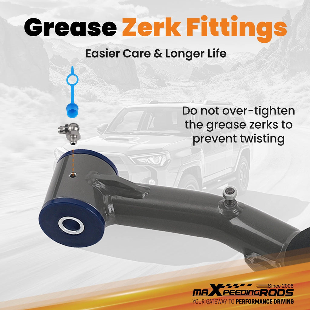 2X Front Upper Control Arms for Toyota FJ Cruiser (2007–2014) 4Runner (2003–2024)