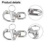 Set of 2 Stainless Steel Quick Release Snap Hooks for Marine Applications