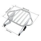 Sissy Bar Luggage Rack Backrest for Harley Touring (2009-2013) Chrome