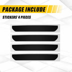 Set of 2 Black Side Marker Vinyl Decals for GMC Canyon (2023â2025)