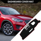Dashboard Cover Mat for Mazda CX-5 (2016–2024) Black Red