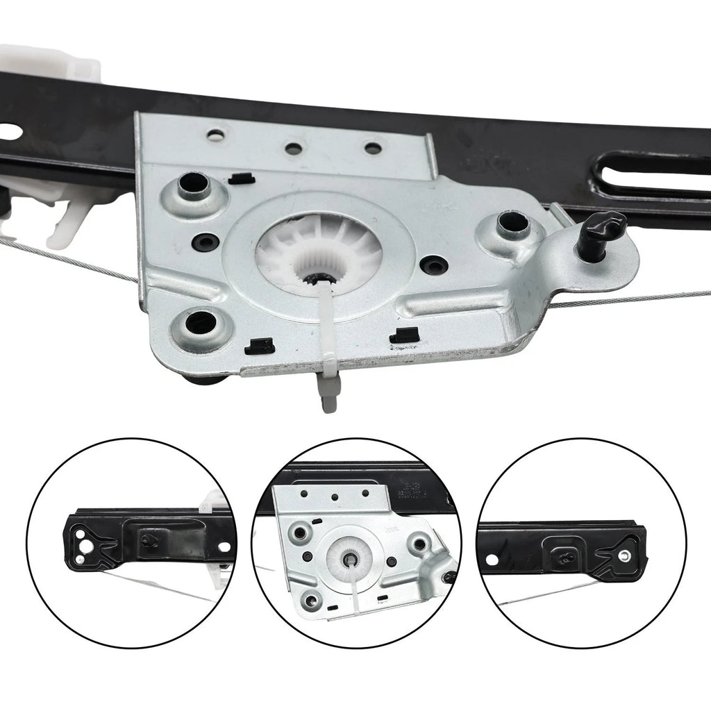 Set of 2 Power Window Regulators for BMW E90 E91 325i 328i 330i 335i