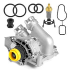 Water Pump & Thermostat for Audi A3 A4 A5 VW CC Tiguan GTI 1.8T 2.0T (2006–2018)