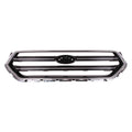 Replacement Black Chrome/Gloss ABS Plastic Front Grille (See Compatible Chart)