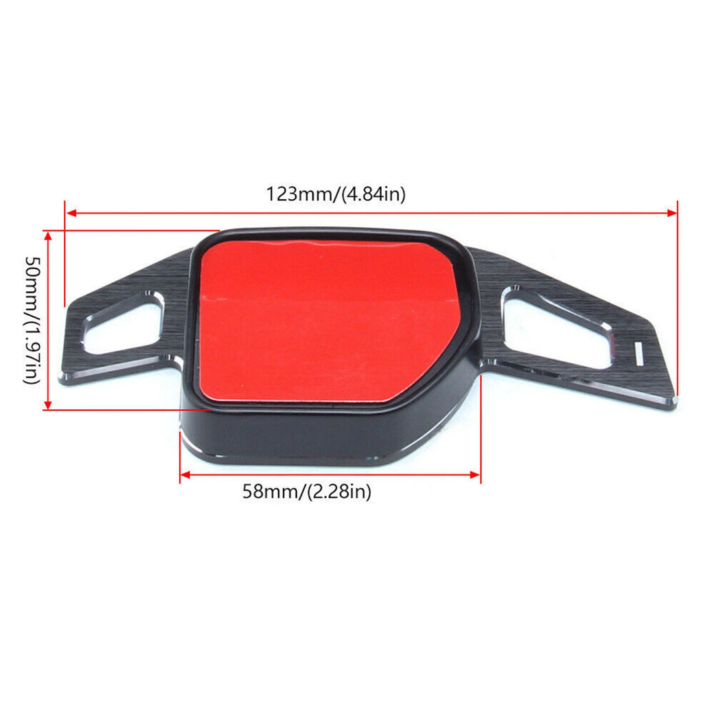 Aluminum Black Paddle Shifters for Audi