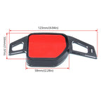 Aluminum Black Paddle Shifters for Audi