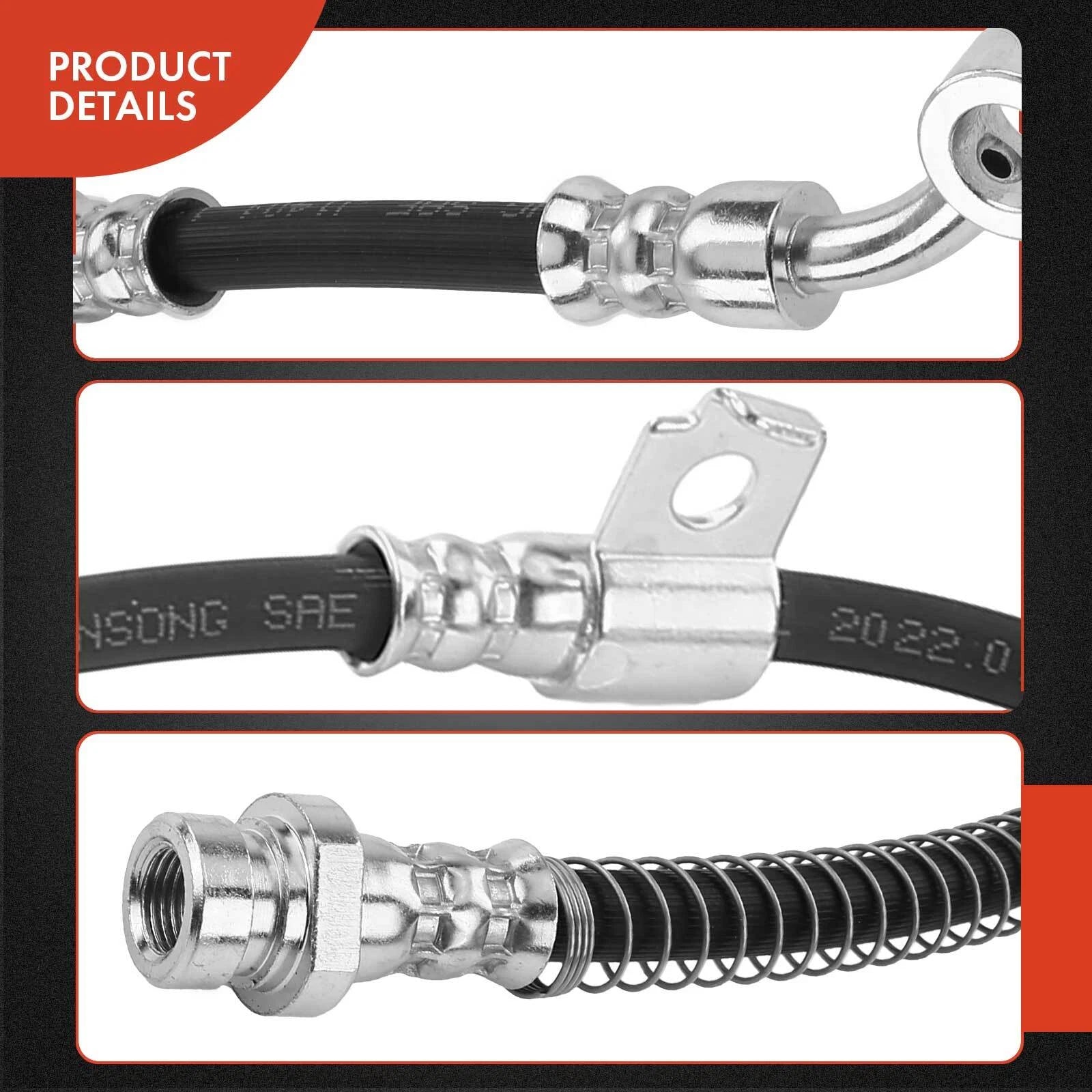Front Driver Brake Hydraulic Hose for Kia Amanti (2004-2006)