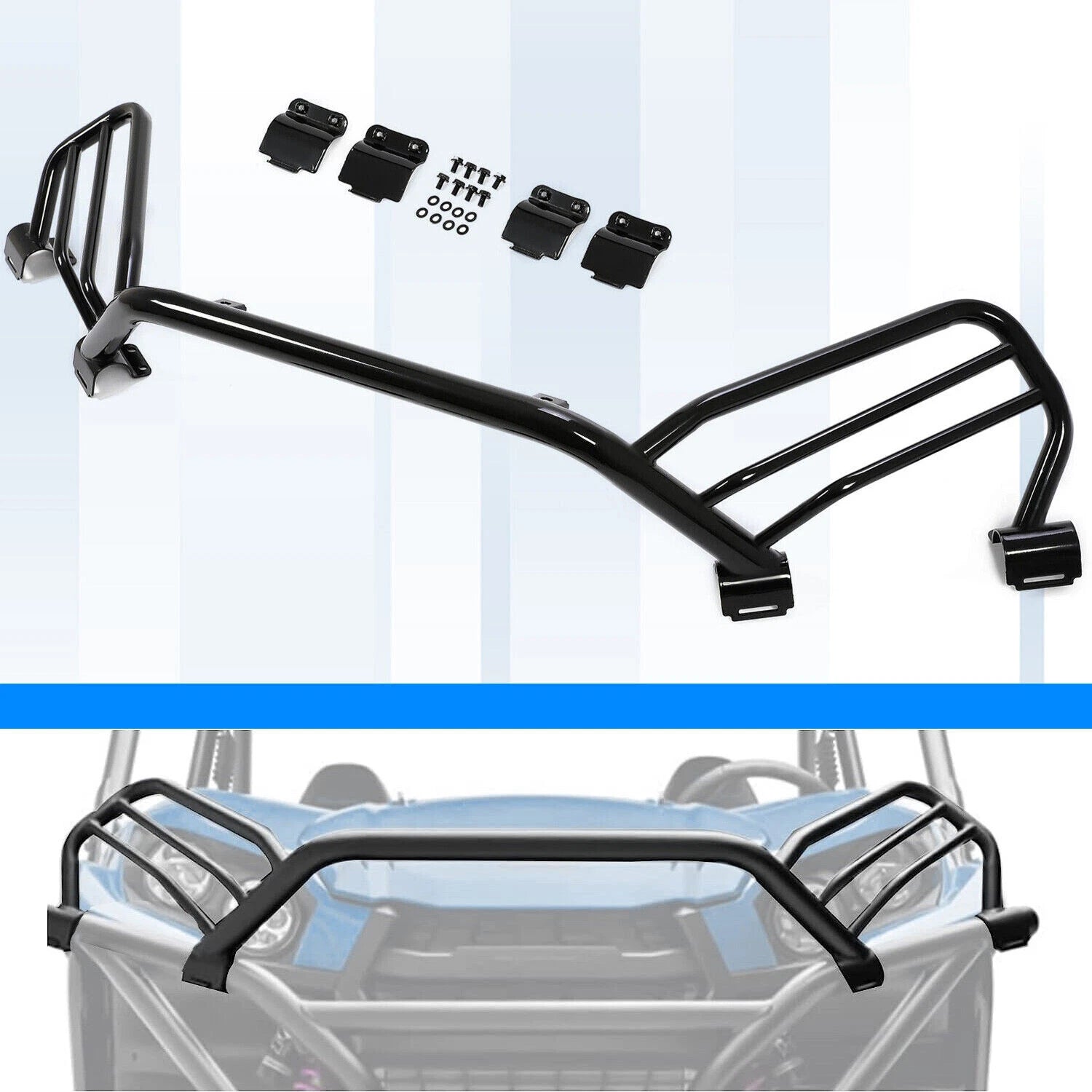 Front Bumper Brush Guard for Kawasaki Teryx Teryx4 (2016–2024)