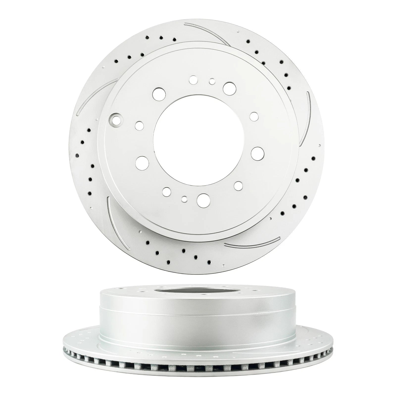 Rear Drilled Slotted Brake Kit for Toyota Sequoia (2013–2021)