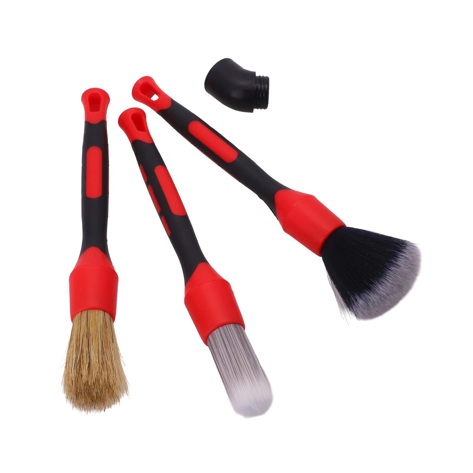 Set of 4 Auto Detailing Brushes for Efficient Car Cleaning
