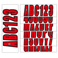 Set of 4 Watercraft Registration Numbers 3" Vinyl Decals for Boat JetSki