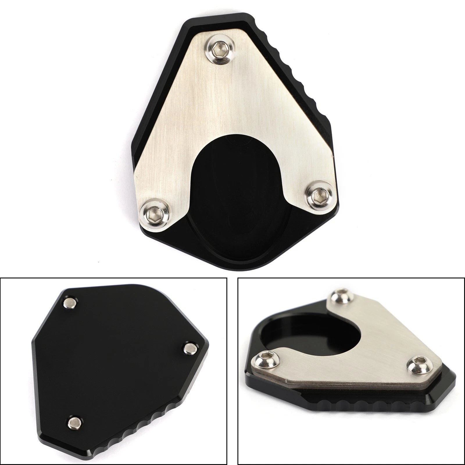 Kickstand Enlarged Plate Pad for Kawasaki KLX125 KLX150BF KLX230/R KLX250
