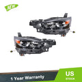 Set of 2 Black Right+Left Halogen Headlights for Mazda CX-3 (2016–2022)