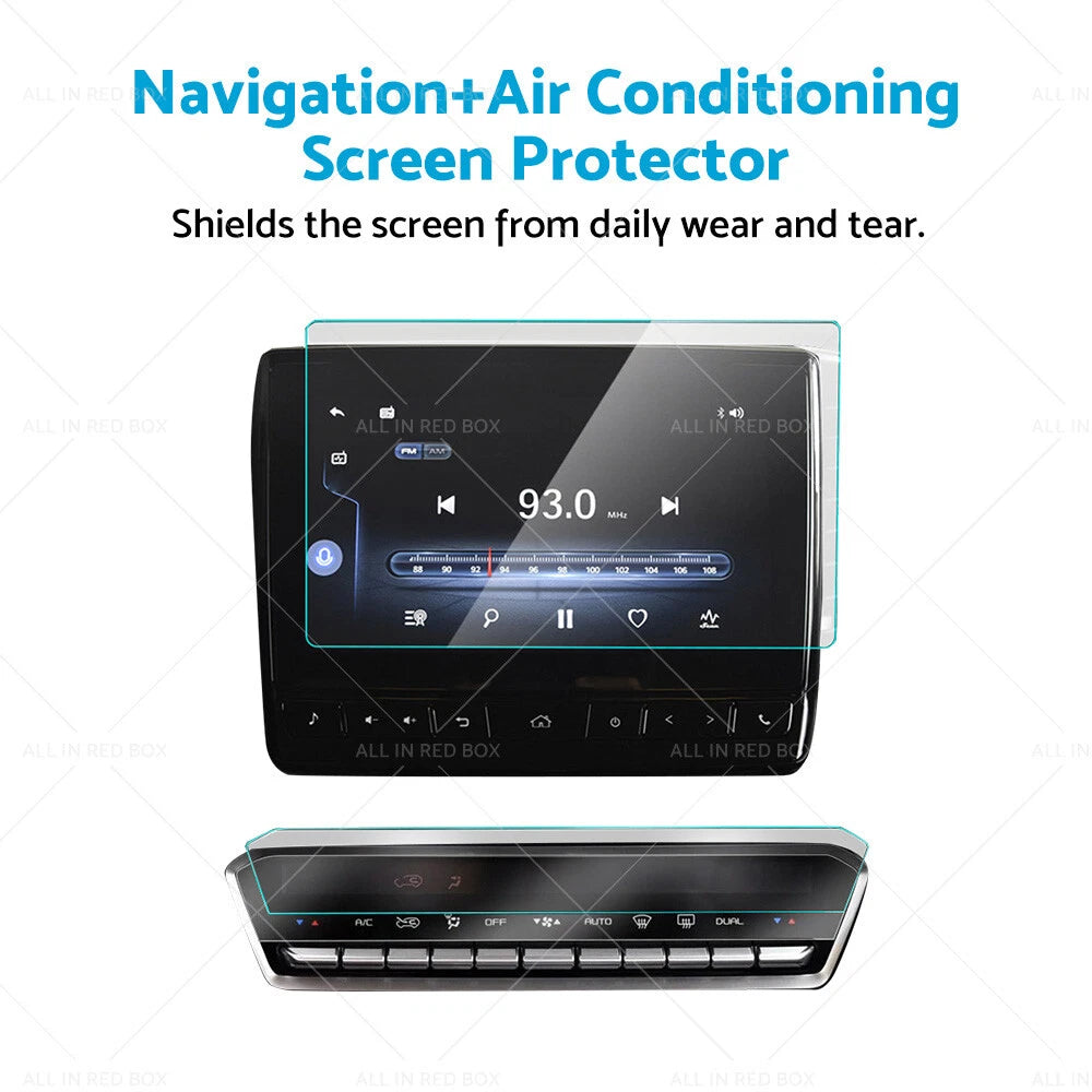 Navigation and Air Conditioning Screen Protector for Isuzu D-Max (2021–2023)
