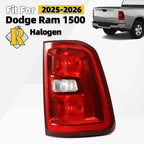Halogen Tail Light for Dodge Ram 1500 (2025–2026) w/Chrome Bezel