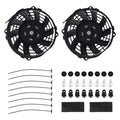 2X 7" Performance Cooling Fan for Universal Radiator (800CFM 2900RPM)
