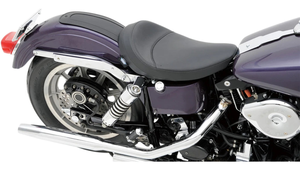 Wide Solo Seat for Harley FX FL (1958–1984) - Smooth Finish