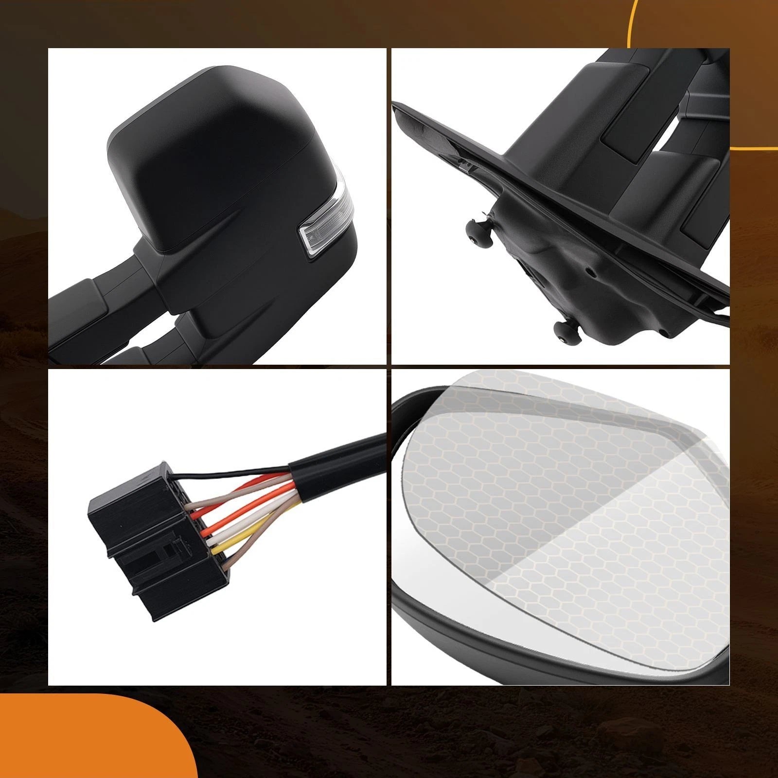 Right Side View Mirror for Ford F150 (2015-2018) LED Sensor