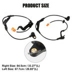 2pcs ABS Wheel Speed Sensor No. 57475S5D013/57470S5D013 for Honda Civic (2001–2005)