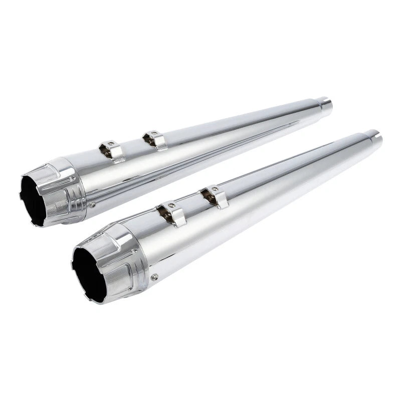 4" Slip On Megaphone Mufflers Exhaust for Harley Electra Road Glide (1995–2016)