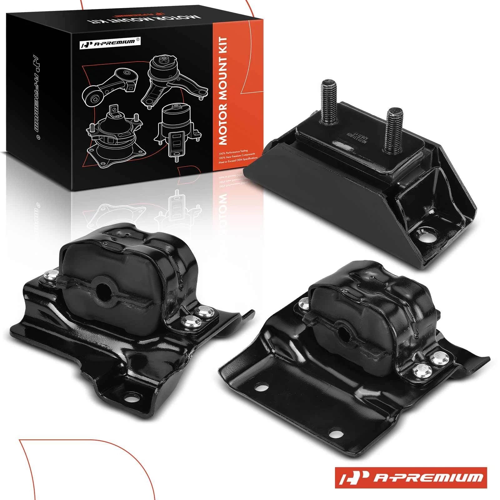 3X Front Engine Motor & Transmission Mount for Ford F150 (1997–2004)