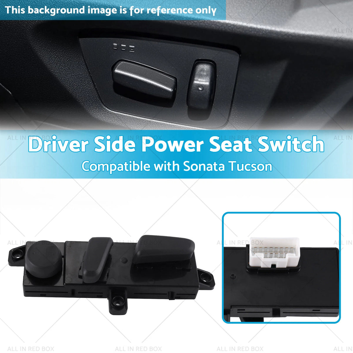 Power Seat Switch for Hyundai Sonata, Tucson, Kia Optima (2011–2020)