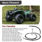 Front Brake Hose Line Pipe Kit for Yamaha Grizzly 350 450 4x4 (2007–2010)