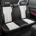 Set of 4 Universal Touring Series Seat Covers for Car Grey/Black